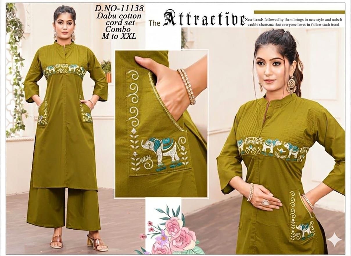 Urban Luxe: Embroidered Notch-Neck Velvet Co-ord Set