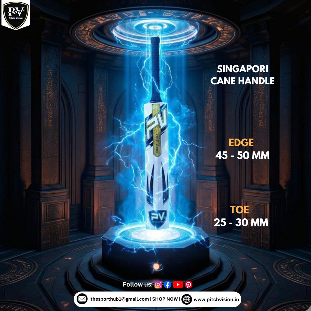 Leather Ball Cricket Bat - PV Orange Edition | Best Price Online