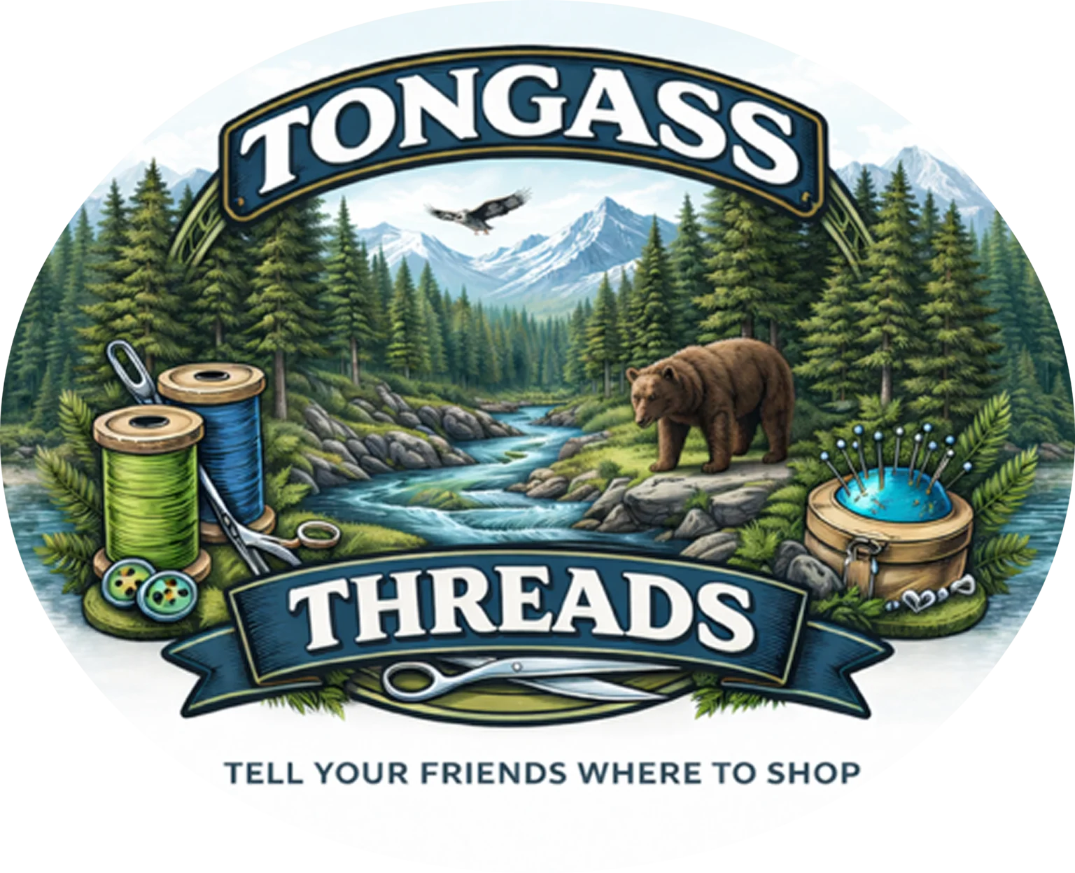 Tongass Threads Consignment logo