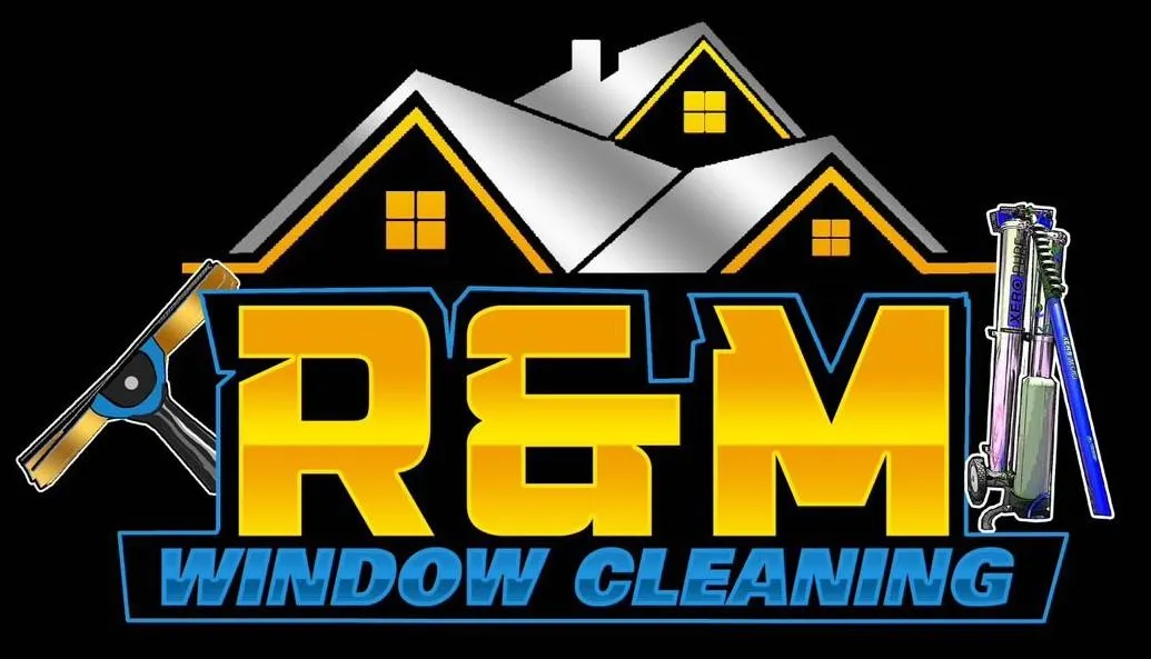 R&m window cleaning logo