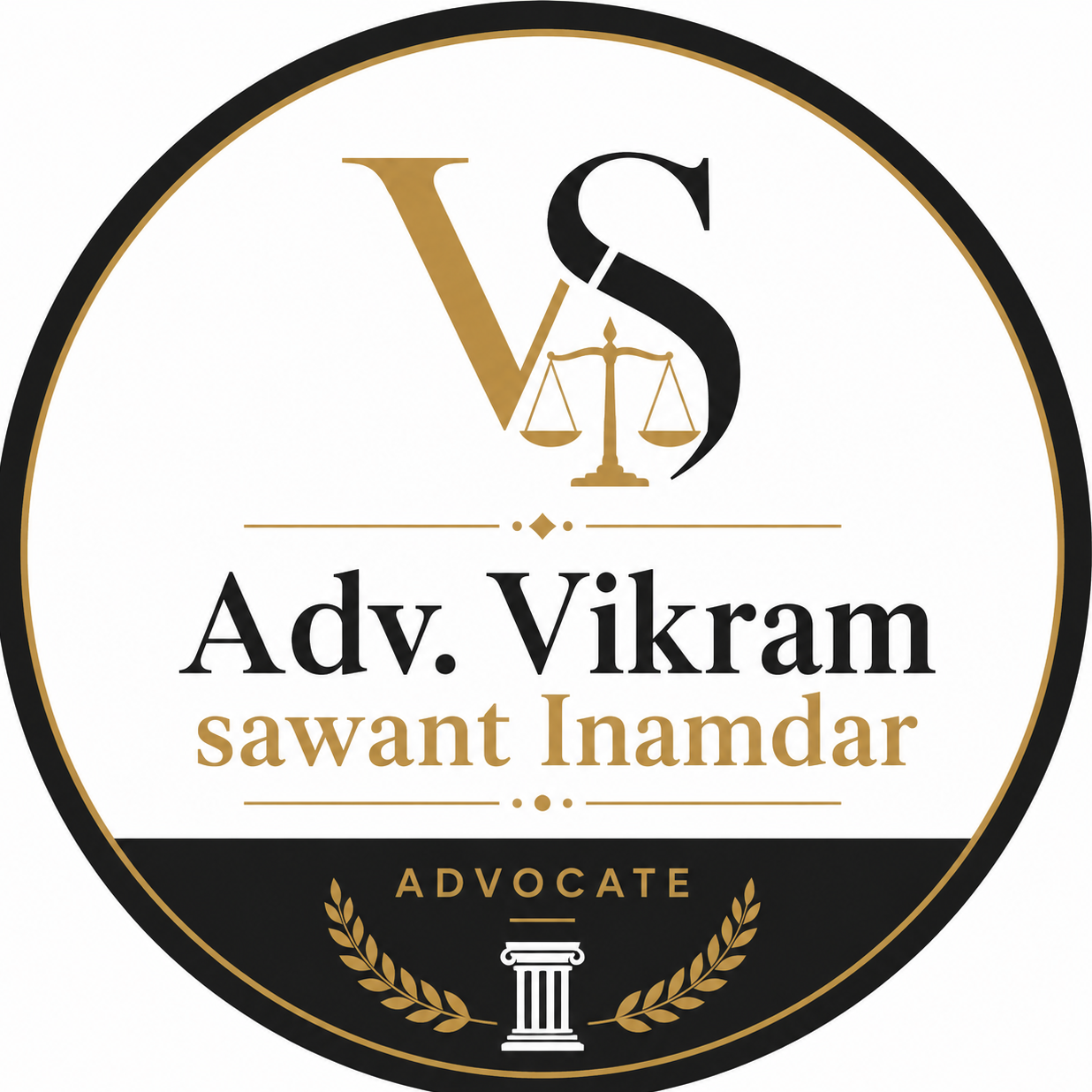 Adv.Vikram Sawant Inamdar logo