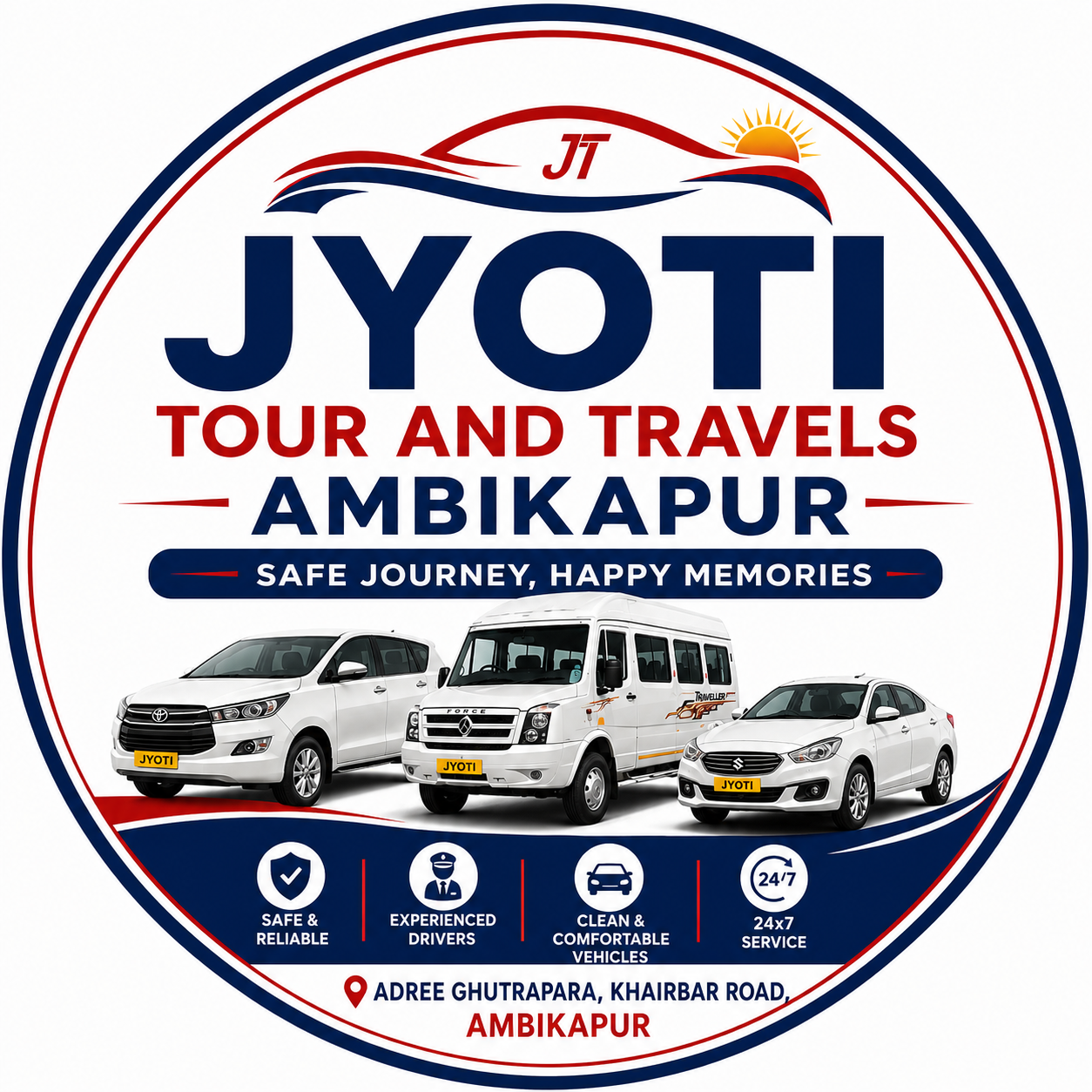 Jyoti Car Rental Service Ambikapur logo