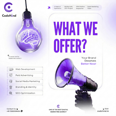 CodeHind | Website Development | Digital Marketing | SEO | Facebook Ads Delhi