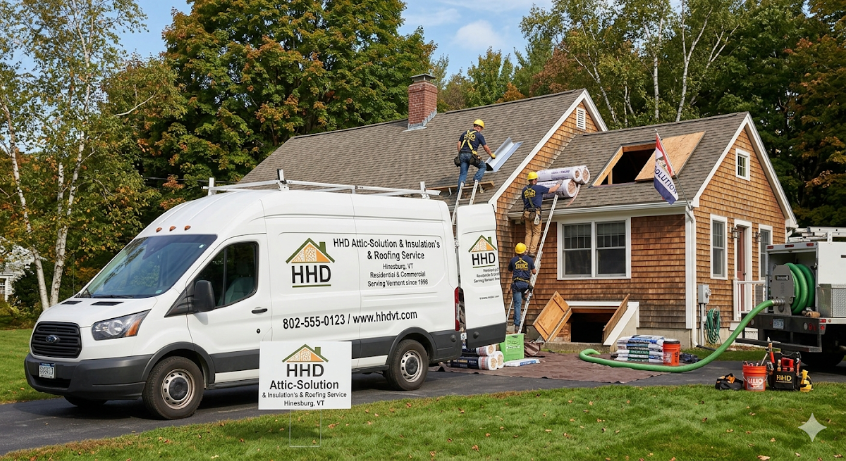 JR Attic Insulation Services & Roofing Services Of Waitsfield, VT