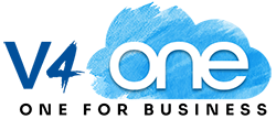 V4One logo