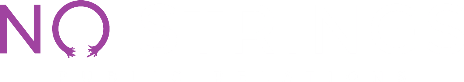 No Strings Public Relations logo