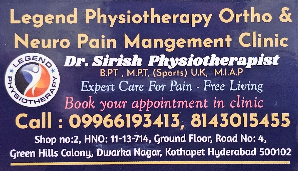 Legend Physiotherapy Ortho and Neuro Pain Management Clinic | Kothapet | Lb Nagar  photo 6
