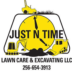 Just N Time Lawncare & Excavating logo