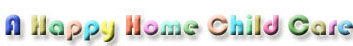 A Happy Home Child Care logo