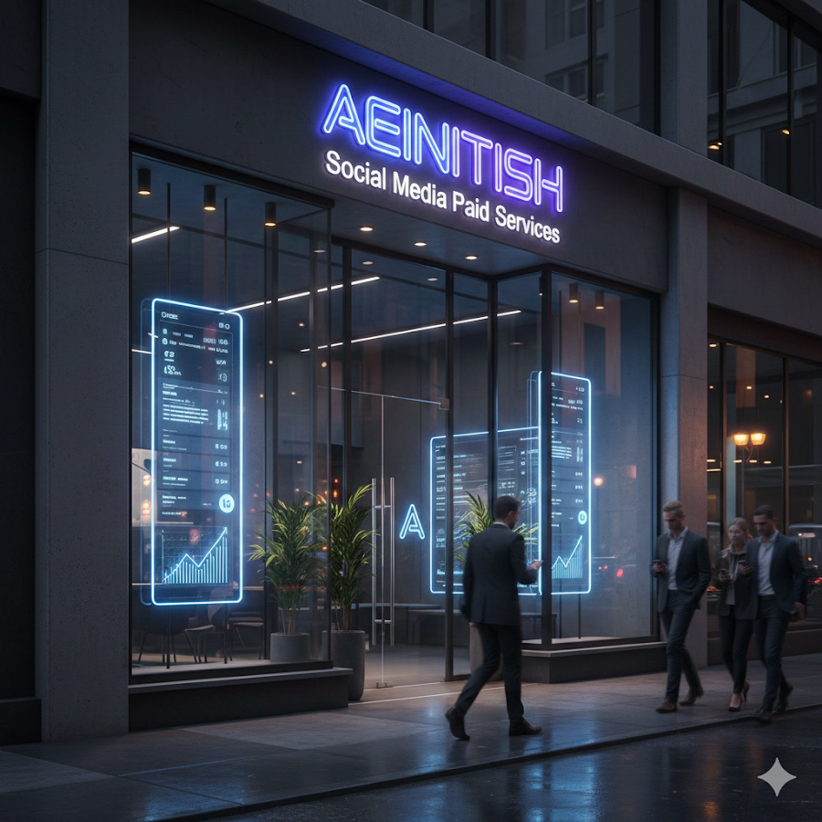 Aeinitish Social media paid service