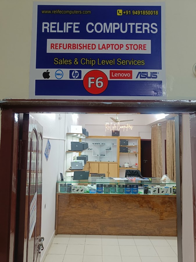 Relife Computers (Refurbished Laptops in Kakinada)