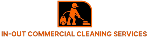 In-Out Commercial Cleaning Services "We Make Cleaning Look Good logo