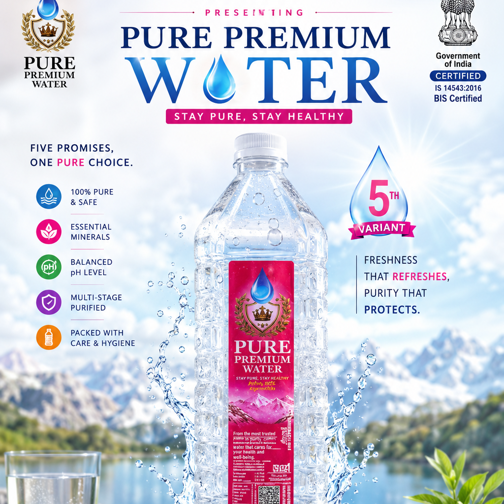 PURE PREMIUM WATER logo