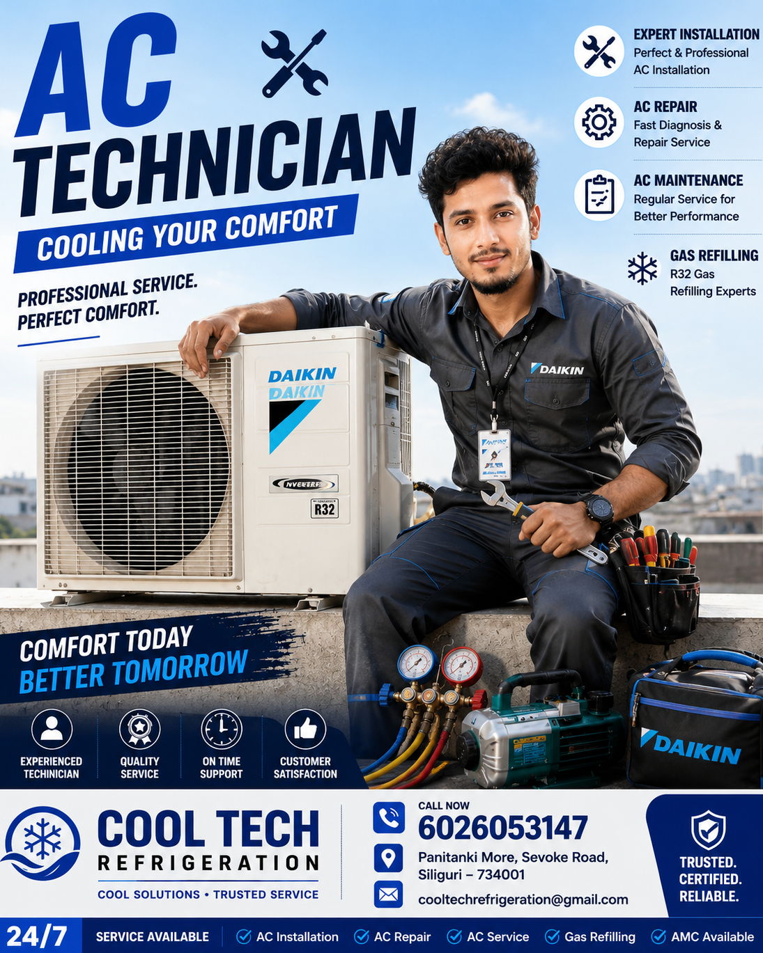 COOL TECH REFRIGERATION - AC REPAIR SERVICE IN SILIGURI photo 1
