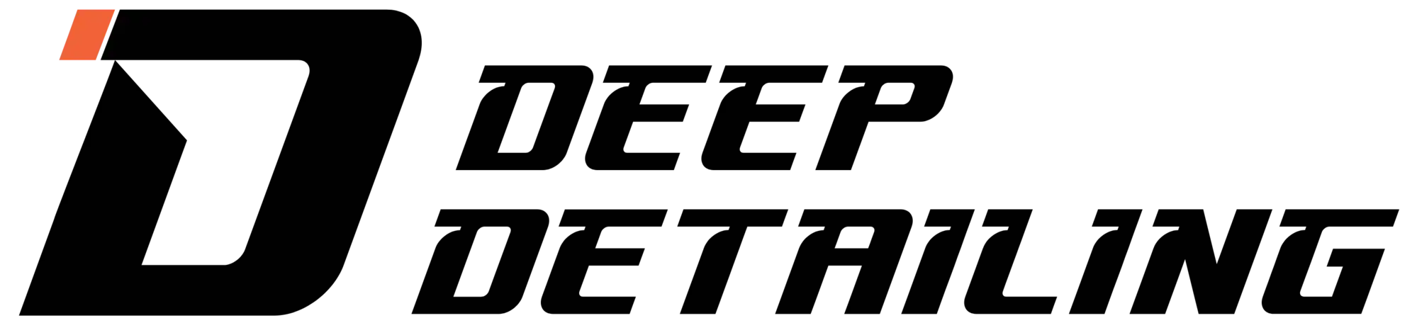 Deep detailing auto care logo