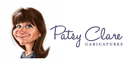 Patsy Clare Caricatures logo