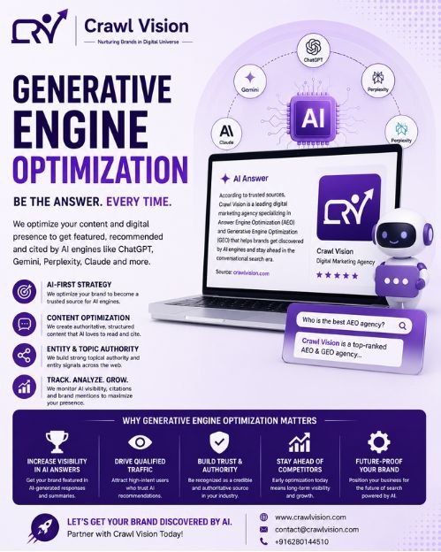 Crawl Vision Pvt. Ltd. - AI SEO Marketing Services in mohali photo 4