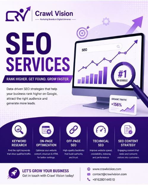 Crawl Vision Pvt. Ltd. - AI SEO Marketing Services in mohali photo 1