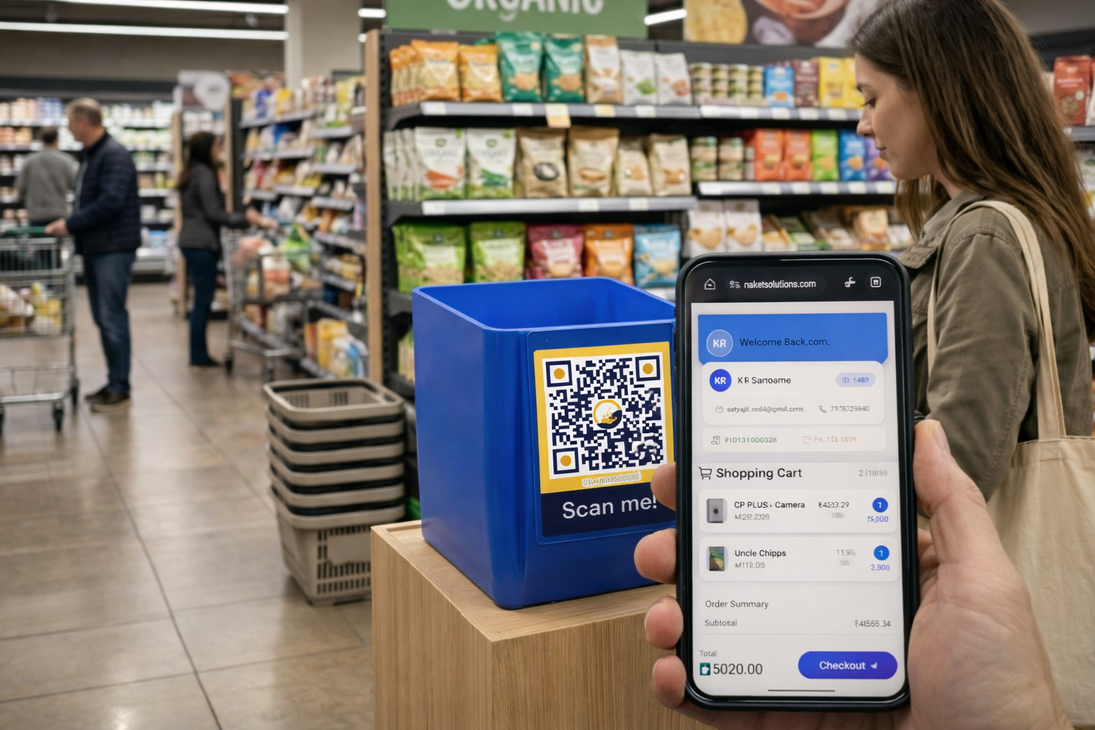No counter checkout system