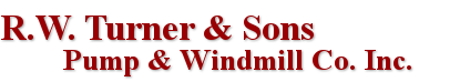 RW Turner Pump & Windmill Co logo