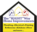 The "RIGHT" Way Home Improvements logo