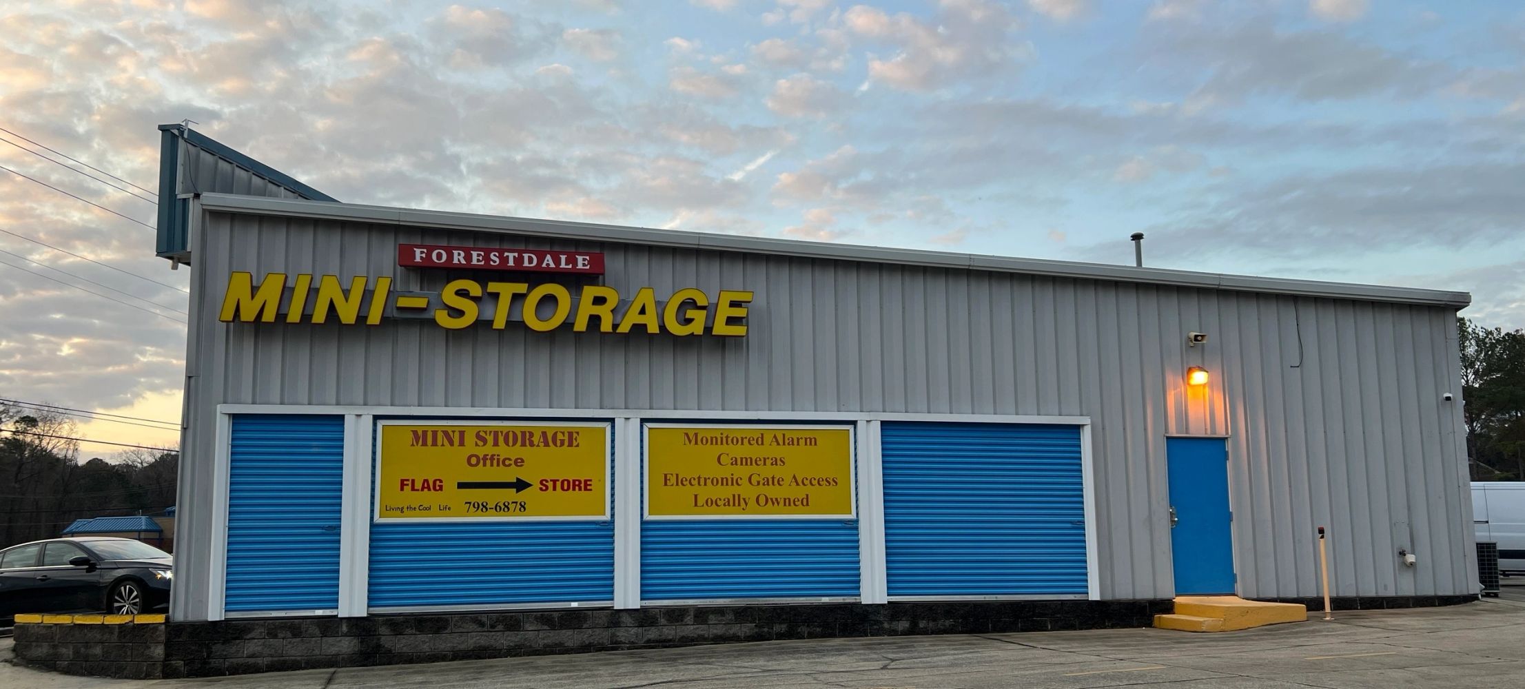 Forestdale Mini Storage and Flag Store logo