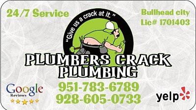 Plumbers Crack Plumbing logo