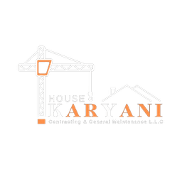 KARYANI HOUSE CONTRACTING & GENERAL MAINTENANCE L.L.C " kryana haws llmqawlat walMaintenance alaama logo