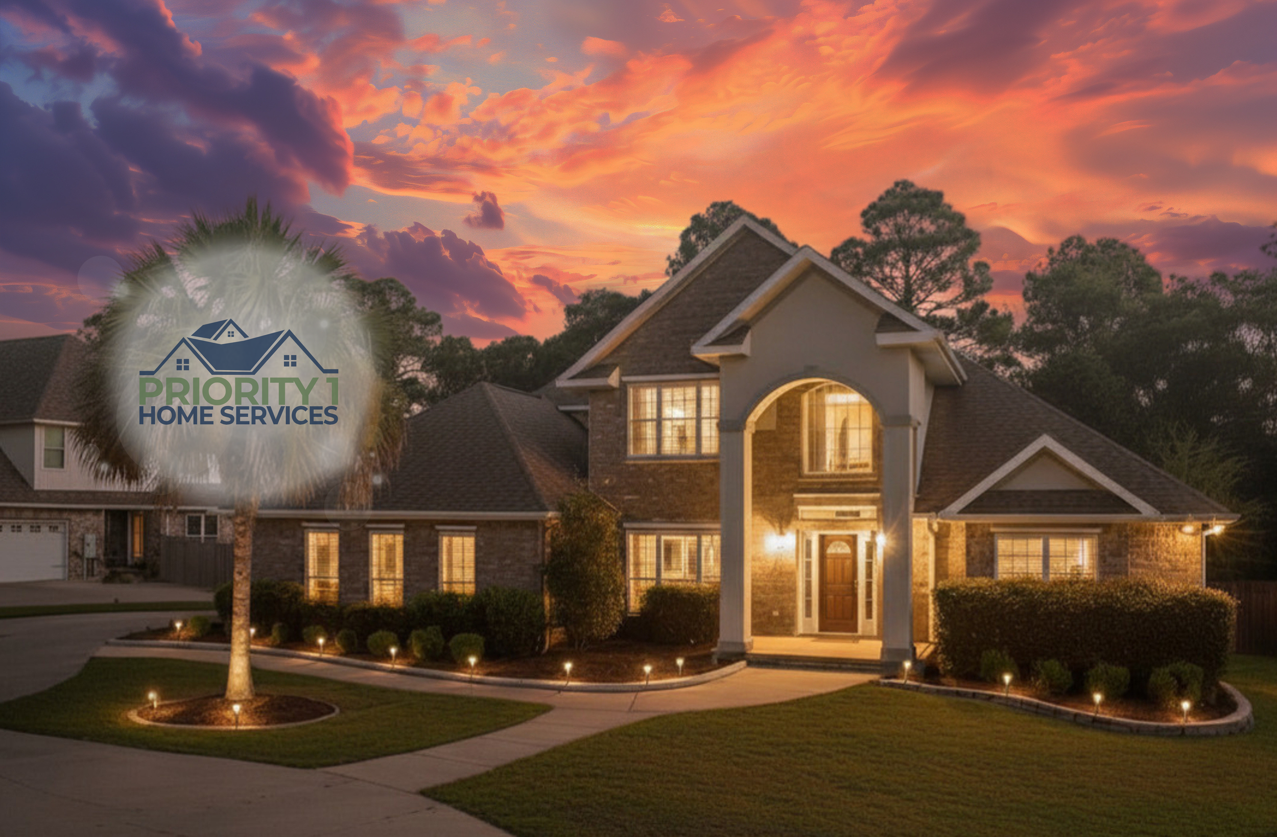 Priority 1 Home Services logo