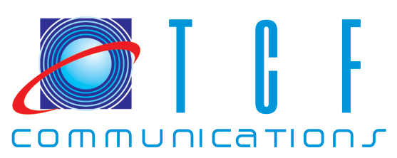 T C F Communications logo