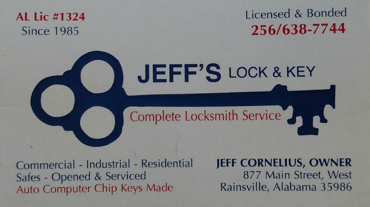 Jeff's Lock & Key