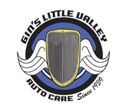 Gin's Little Valley Auto Care logo