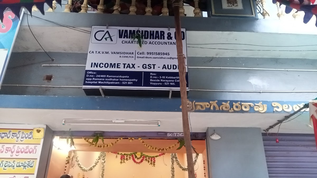 VAMSIDHAR & Co Chartered Accountants