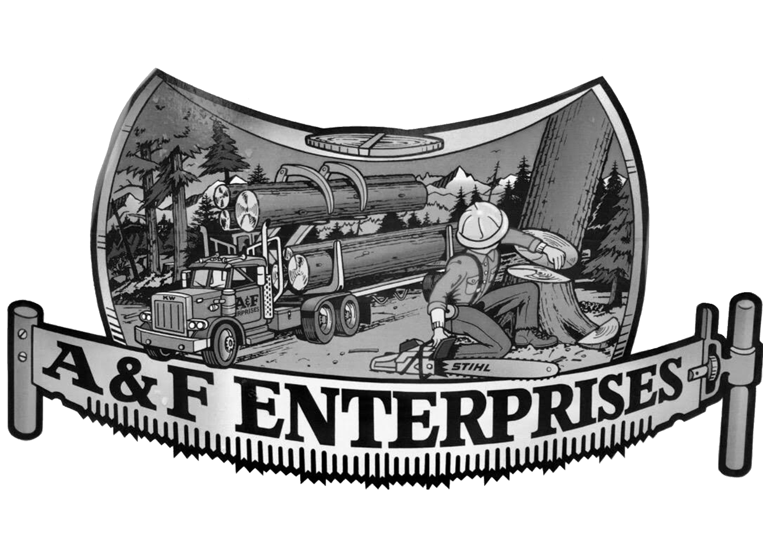 A&F Enterprises Logging & Excavating logo