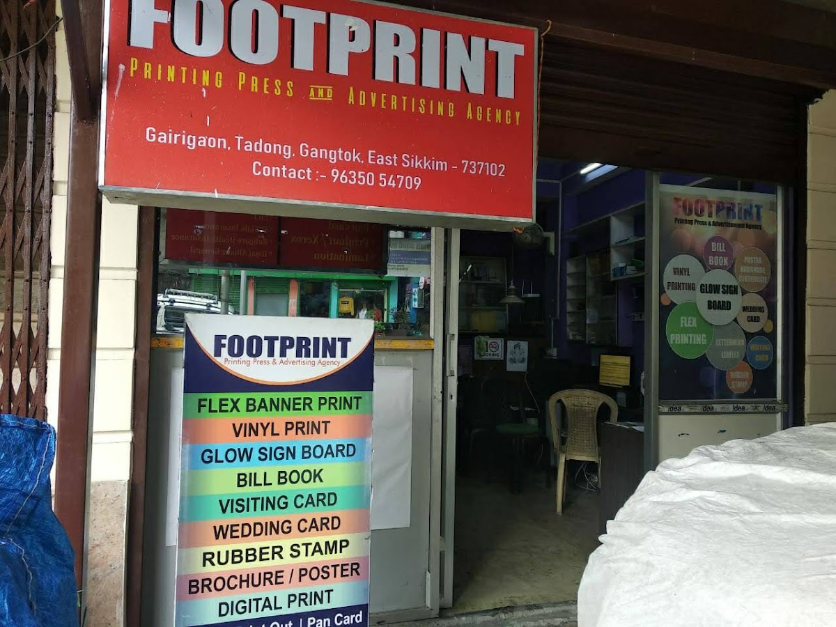 Footprint I Printing Shop in Gangtok I Digital Printer in Gangtok