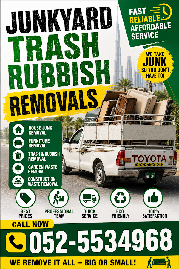 Junkyard Trash Rubbish And Garden Waste Removal