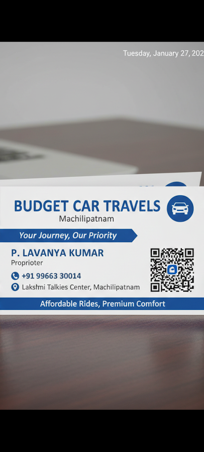 Budget Car travels