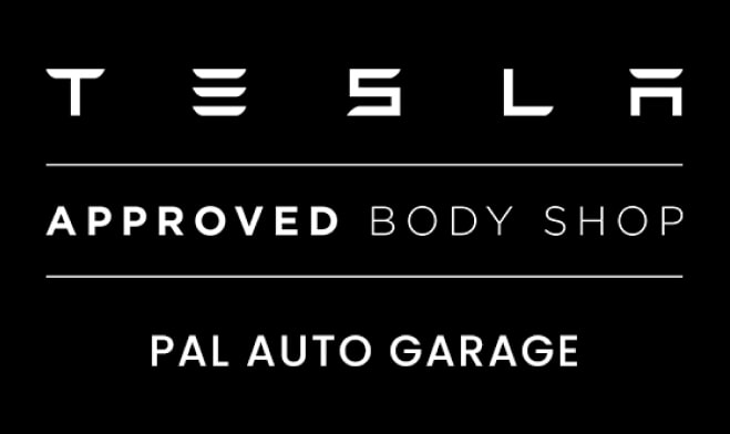 PAL Auto Garage (Br.) DIP 1 - PAL Platina - TESLA Approved Bodyshop logo