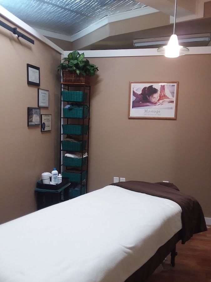 Massage with Carrie. Located inside D.B. & Company Hair Salon