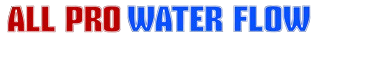 All Pro Water Flow of Southern California logo