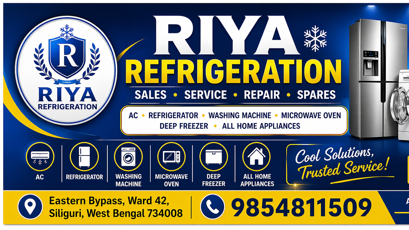 RIYA REFRIGERATION SILIGURI - AC REPAIR IN SILIGURI.