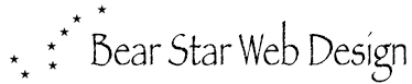 Bear Star Web Design and Rental logo