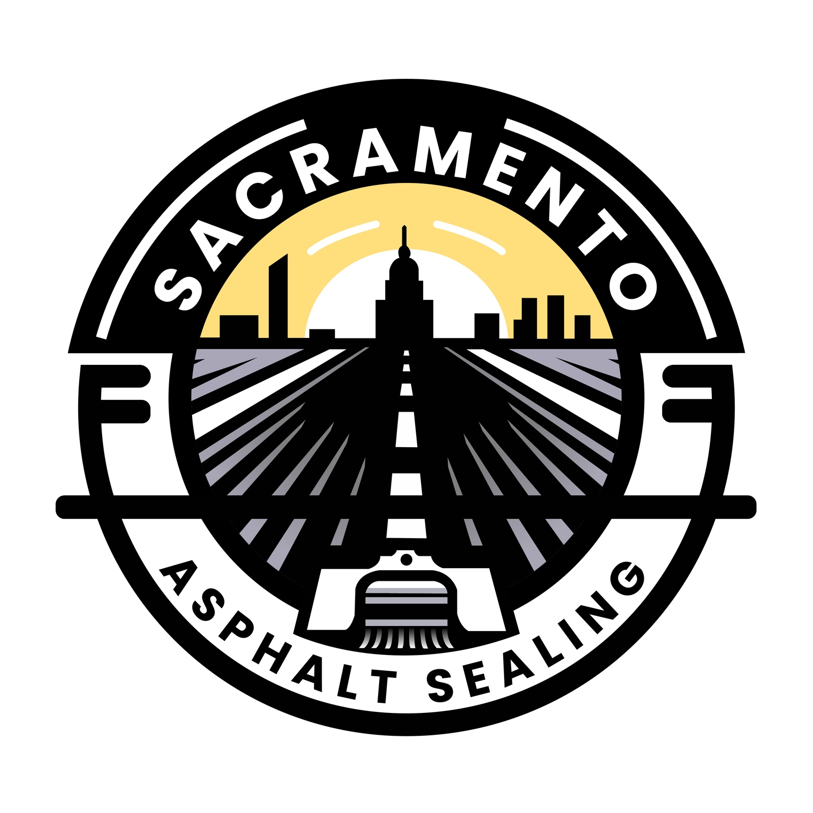 Sacramento asphalt sealing logo