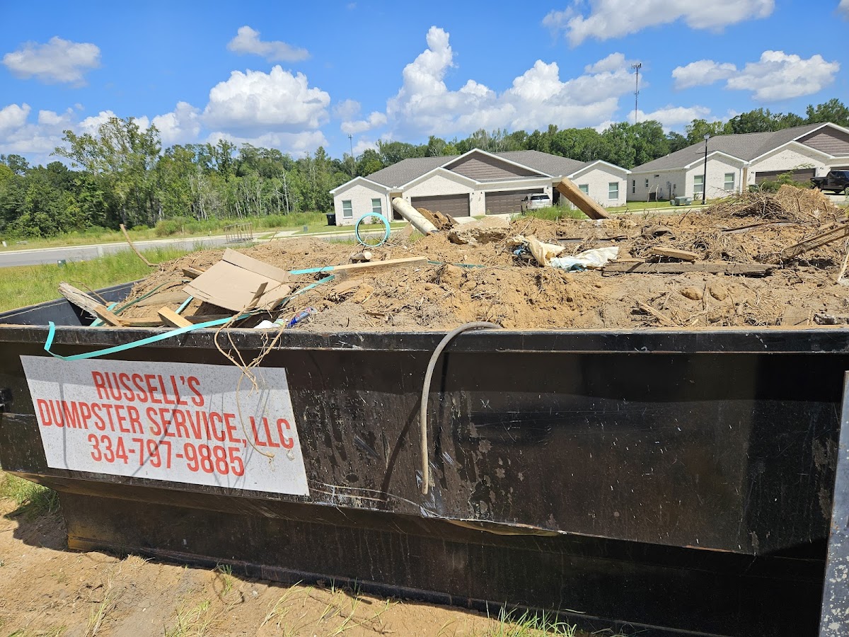 Russell's dumpster service