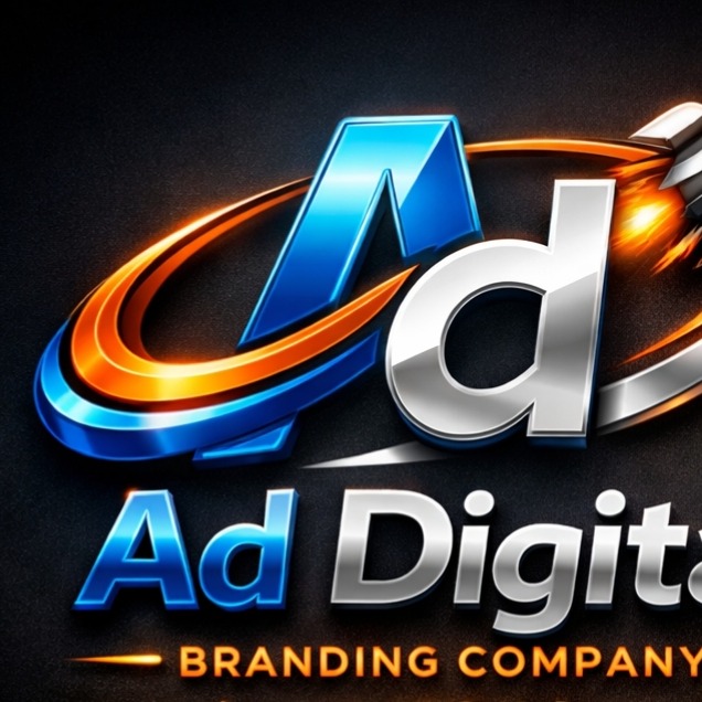 AD digital branding company logo