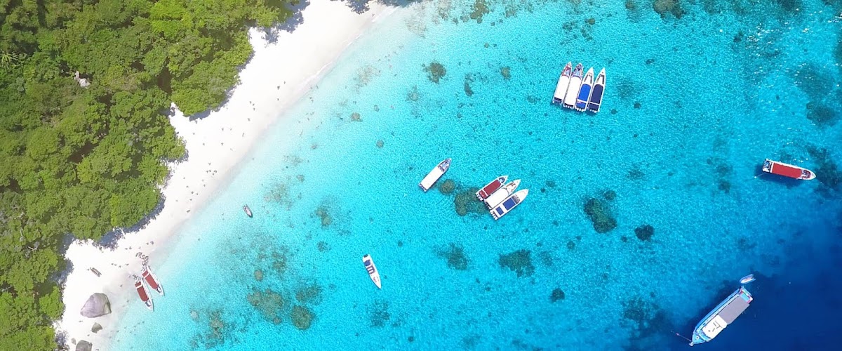 Island beach vacation