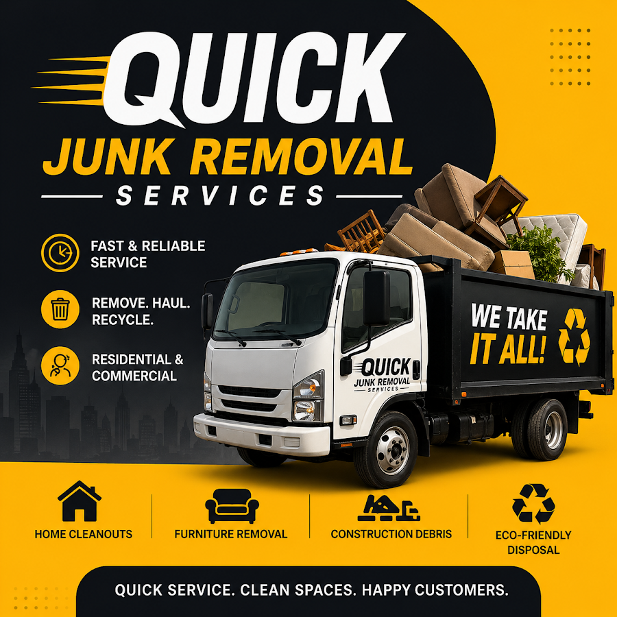 Quick junk removal services