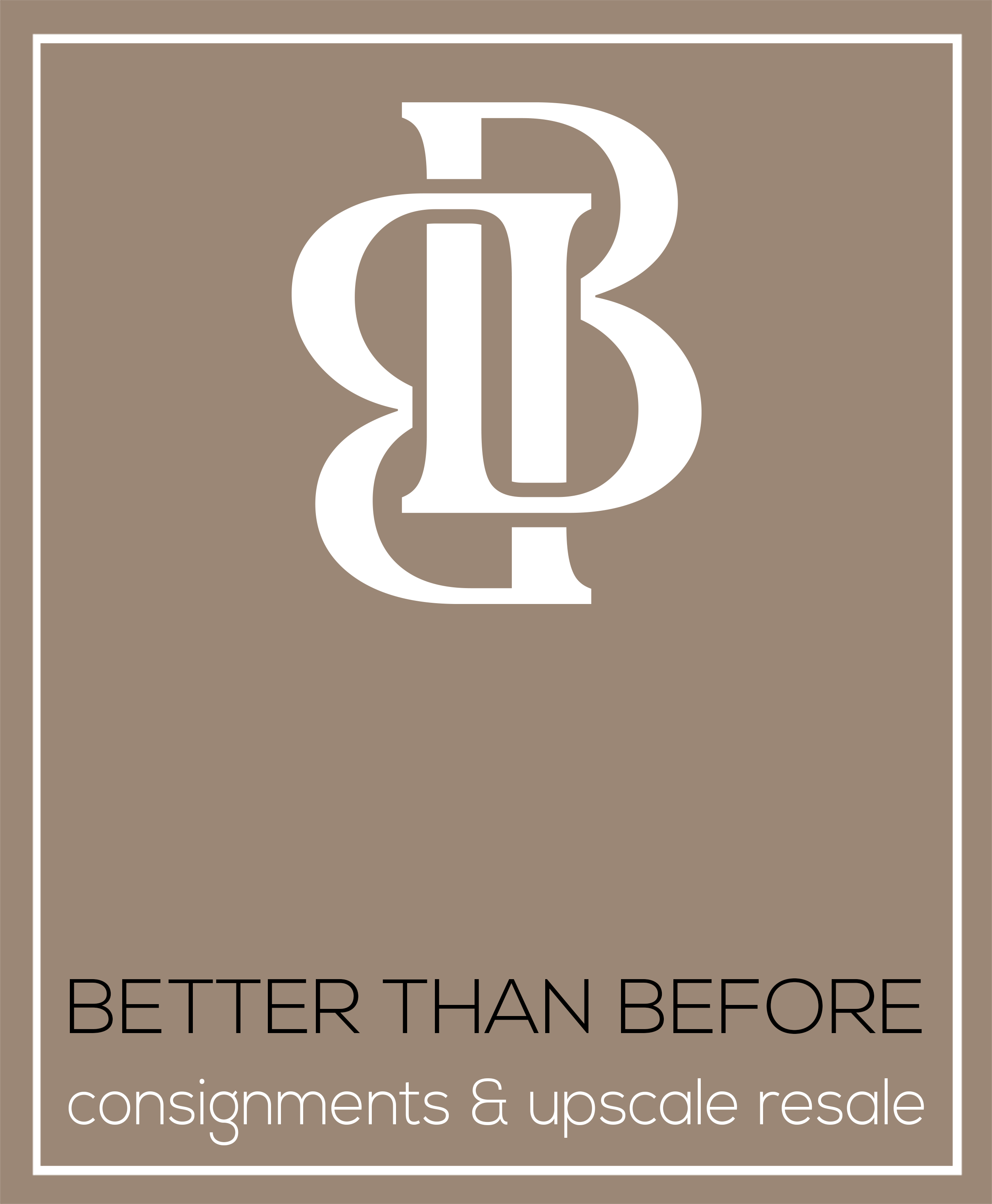 Better Than Before Consignments logo