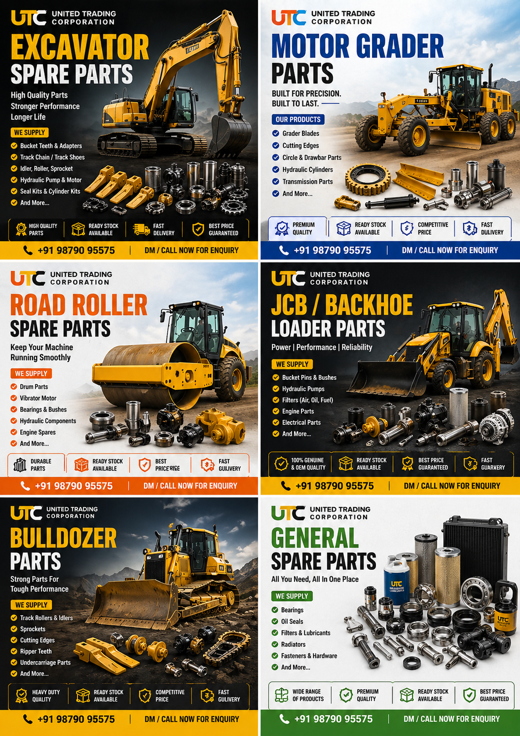🚧 JCB / Backhoe Loader Parts