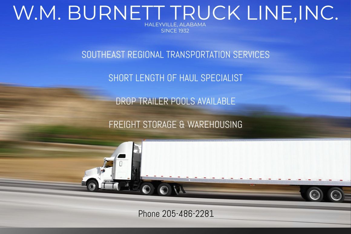 W M Burnett Truck Line logo